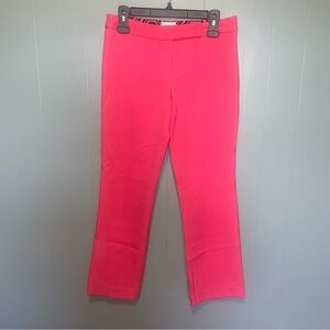 Milly Watermelon Pink Flat Front Dress Pants Size 2